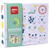 APLI Kids Stickerspel geometrische dieren