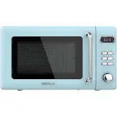Cecotec ProClean 5110 Inox, werkblad, magnetron met grillfunctie, 20 liter, 700 watt, ingebouwd display, LED