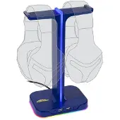 Konix Gaming Headsetstandaard My Hero Acadmia Blauw