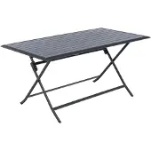 Hespéride Azua Aluminium Plooibare Tuintafel 6 Personen 150 X 80 X 71 Cm - Grijs