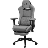 Aerocool Royal AeroWeave: universele gamingstoel met beklede zitting, grijs