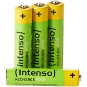 Intenso 7505214 Oplaadbare AAA batterij (potlood) NiMH 1000 mAh 1.2 V 4 stuk(s)