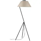 Paulmann Nordic Narve vloerlamp, max. 1x60W E27, beige/zwart, 230V, stof/metaal