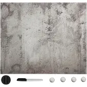 vidaXL Magneetbord wandmontage 40x40 cm glas
