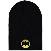 Batman - DC Comics Beanie - Logo - zwart - Maat Standard