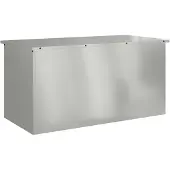 vidaXL Tuinopslagkussenbox, verzinkt staal, 100 x 50,5 x 50 cm, 220 liter