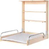 Roba Wandkleedrek naturel + aankleedkussen roba Style grijs