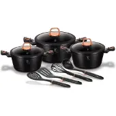 Berlinger Haus 6154 - 10 Delige pannenset - Black rose collection