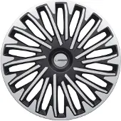 Michelin Wieldoppen Soho - 16 inch - NVS systeem - Zilver Zwart (4 stuks)