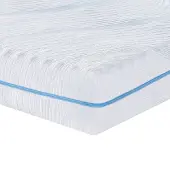vidaXL Matras Medium stevig 120 x 200 cm Wit