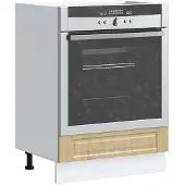 vidaXL Ovenkast "Porto" bewerkt hout sonoma eikenkleurig