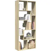 vidaXL Kamerscherm / boekenkast 67x25x161,5 cm hout sonoma eikenkleur
