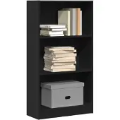 vidaXL Boekenkast 60x24x109 cm bewerkt hout zwart