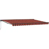 vidaXL Zonnescherm Frame Oranje en Zwart 450 × 300 cm