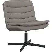 vidaXL Draaistoel Taupe 63 x 75 x 76 cm Stof