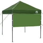 vidaXL Paviljoen-tent, 194 x 194 x 251 cm, groen, met stoffen bekleding