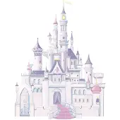 Disney muurstickers - Disney Princess Glitter