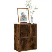 vidaXL Boekenkast 40x24x52 cm bewerkt hout gerookt eikenkleurig