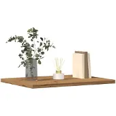 vidaXL Wandschappen 4 st 40x30x1,5 cm bewerkt hout artisanaal eiken