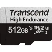 Transcend TS512GUSD350V SD microSD Card 512GB SDXC USD350V w/adapter
