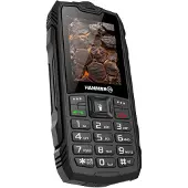 Hammer ROCK LTE (zwart) Dual SIM, 2,4" IPS-scherm, 240x320 resolutie, 128MB RAM, 48MB opslaggeheugen, microSD-slot, LTE