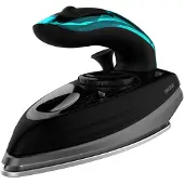 Cecotec Fast&Furious 4000 Travel, stoomstrijkijzer, keramische strijkzool, -, 3, 65 g/min, zwart, turquoise, 20 g/min