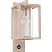 LUCANDE Buitenverlichting , Ferda, dimbare, Beige, Terras, Aluminium, Modern