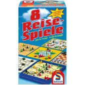Schmidt - Bordspel - Reisspelletjes - 8 Spellen - Spellenverzameling - Geschikt voor Kinderen vanaf 6 jaar - 1-4 spelers
