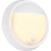 Briloner Wandlamp buiten met bewegingssensor 3785016, wit / opaal, Kunststof, Modern