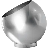AYTM Globe bloempot Ø17 cm Zilverkleurig