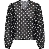 ONLY Blouse zwart / wit