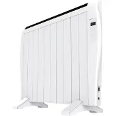 Cecotec ReadyWarm 2000, elektrische convector, aluminium, voor binnen gebruik, geschikt voor vloer of wandmontage, wit, met LCD-display