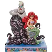 Enesco Disney Traditions Ariel en Ursula, beeldje, 9,5 inch, veelkleurig (6010094)