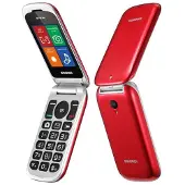 Brondi STEEN+ (2.40", 1.30 Mpx, 2G), Sleutel mobiele telefoon, Rood
