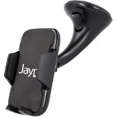 Jaym , Smartphone autohouder met zuignapbevestiging, Zwart