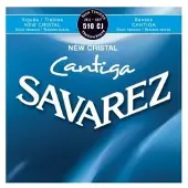 Savarez Klassieke Gitaar Snaarin Cantiga 510CJ Cristal Trebles, Cantiga Basses, Hoge Spanning, Volledige Set (STSAV50-50357)