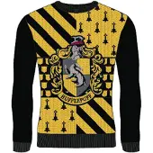 Harry Potter - Hufflepuff gebreide foute kerst trui