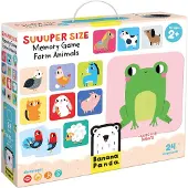 Banana Panda superformaat memo spel boerderijdieren 2+