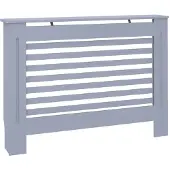 vidaXL Radiatorombouw 112x19x81,5 cm MDF antraciet