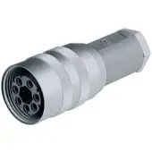 Hirschmann 931 720-001-1 Ronde connector Aansluitclip Totaal aantal polen: 6 + PE 1 stuk(s)