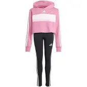 Adidas Trainingspak 'Essentials Tiberio' pink / zwart / wit