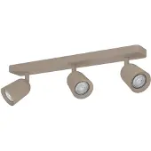 Eglo Zandbruine Plafondlamp Camaldoli 3x Gu10 Richtbaar
