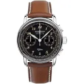 Zeppelin Analoog horloge '100 Jahre Zeppelin' bruin / zwart / zilver