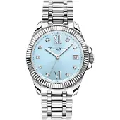 Thomas Sabo Kwartshorloge DIVINE Armbandhorloge, dameshorloge, mineraalglas met saffiercoating, roestvrij staal armband