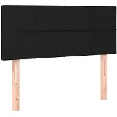 vidaXL Hoofdbord 90x5x78/88 cm stof zwart