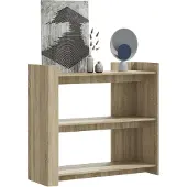vidaXL Wandtafel 100x35x90 cm bewerkt hout sonoma eikenkleurig