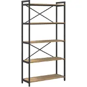 vidaXL Boekenplank 80 x 30 x 155 cm Bewerkt hout Artisan Eiken