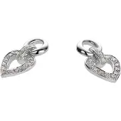 Orphelia Dames 925 Sterling Zilveren Oorbellen - Zilver ZO-5212