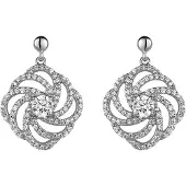 Orphelia Dames 925 Sterling Zilveren Oorbellen - Zilver ZO-5178