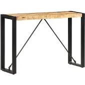 vidaXL Wandtafel 110x35x76 cm massief mangohout